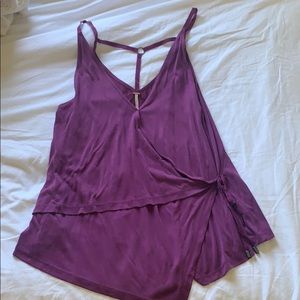 Free people purple flowy tank!